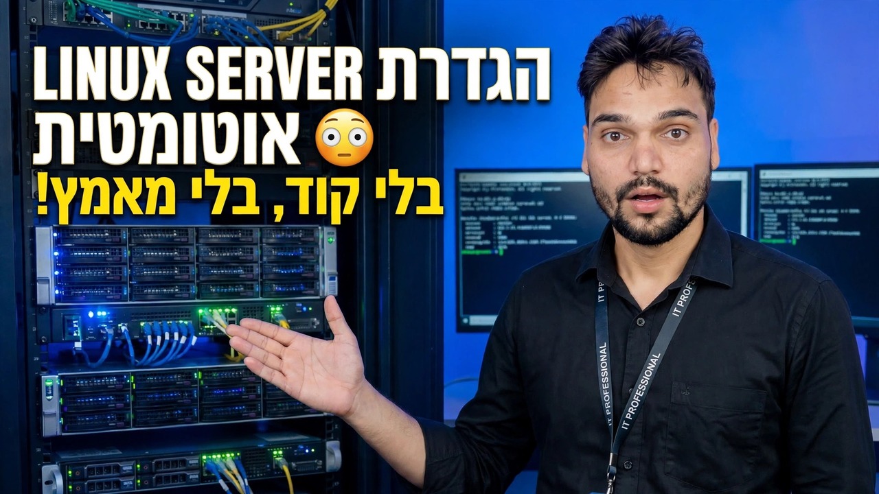 הגדר את שרת לינוקס באופן אוטומטי 😳 ללא קידוד, ללא עבודה קשה!