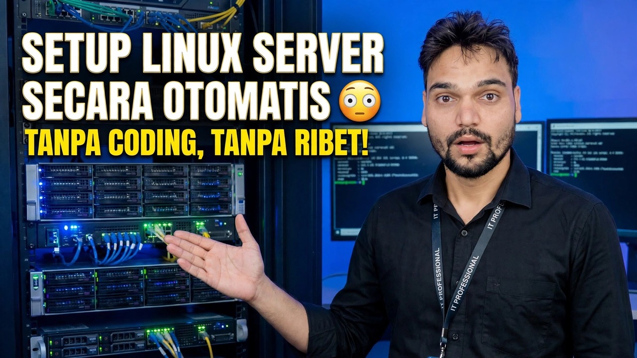 Siapkan Server Linux Secara Otomatis 😳 Tanpa Coding, Tanpa Kerja Keras!