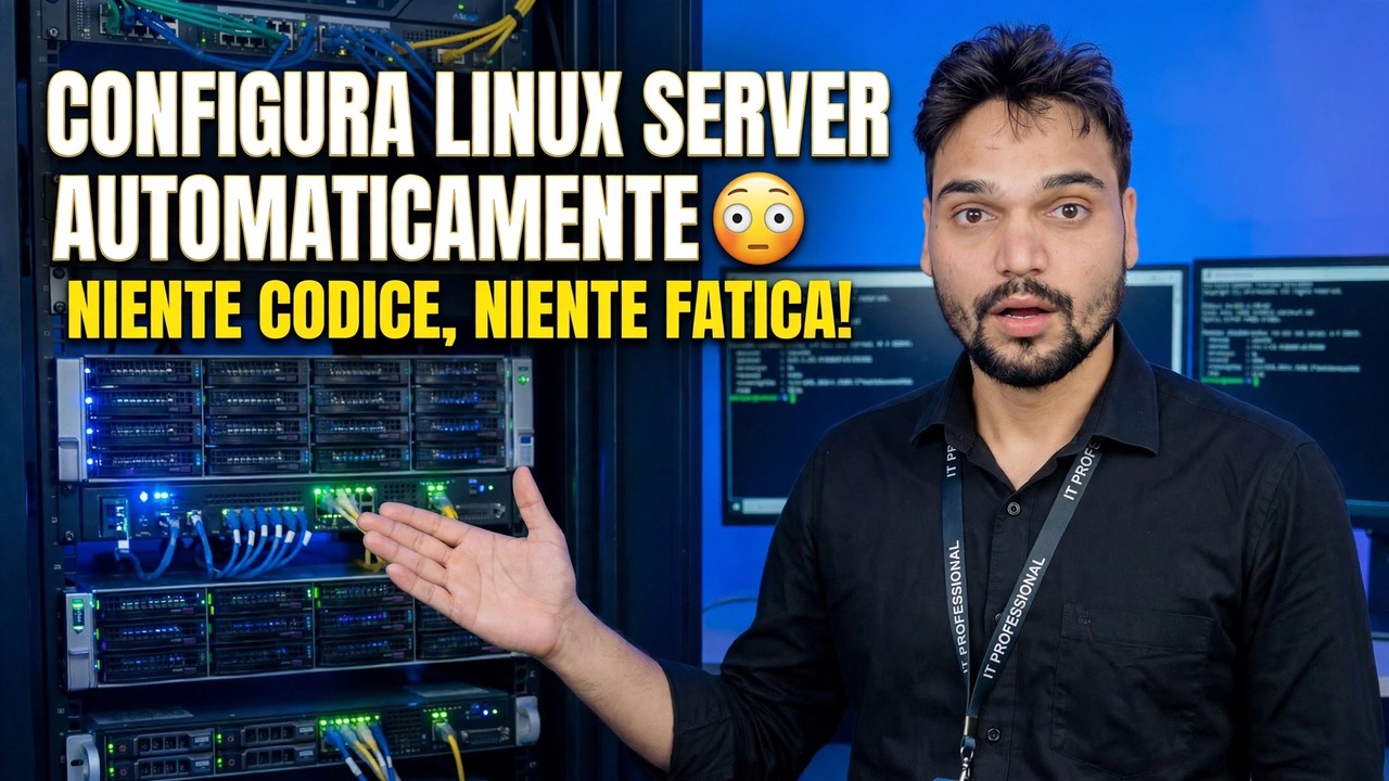 Configura automaticamente il server Linux 😳 Nessuna codifica, nessun duro lavoro!