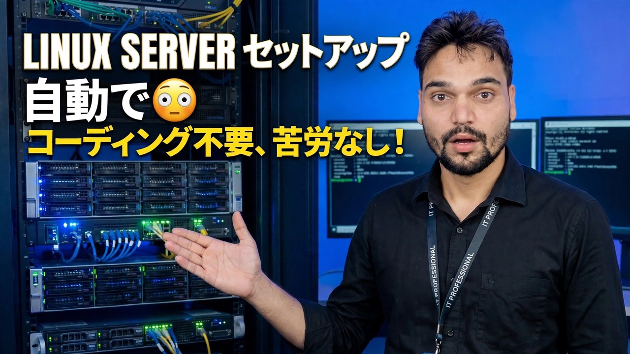 Linux サーバーを自動的にセットアップ 😳 コーディングも難しい作業も必要ありません!