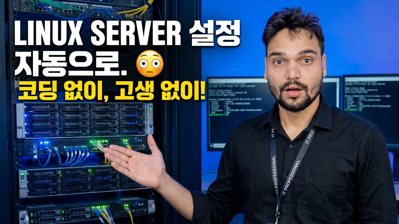 Linux 서버 자동 설정 😳 코딩이나 노력이 필요하지 않습니다!