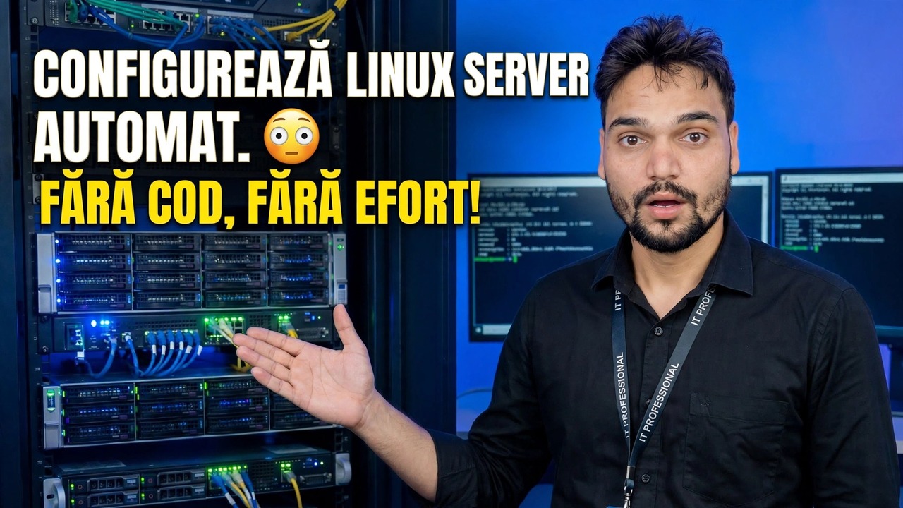 Configurați automat serverul Linux 😳 Fără codare, fără muncă grea!