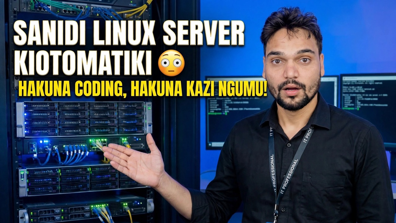 Sanidi Seva ya Linux Kiotomatiki 😳 Hakuna Usimbaji, Hakuna Kazi Ngumu!