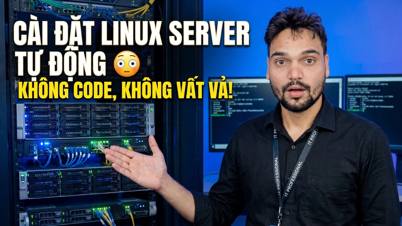 Tự động thiết lập máy chủ Linux 😳 Không cần mã hóa, không cần làm việc chăm chỉ!