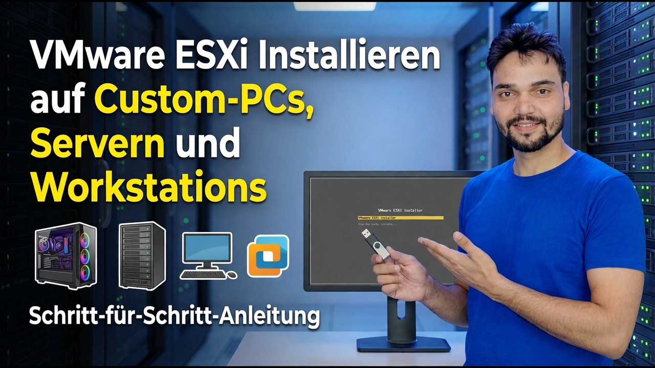Installieren Sie VMware ESXi auf benutzerdefinierten PCs – Schritt-für-Schritt-Anleitung