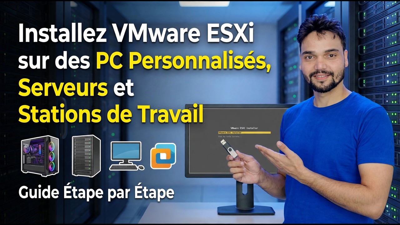 Installer VMware ESXi sur des PC personnalisés - Guide étape par étape