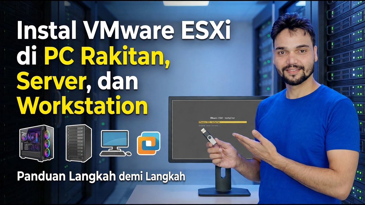 Instal VMware ESXi di PC Kustom - Panduan Langkah demi Langkah