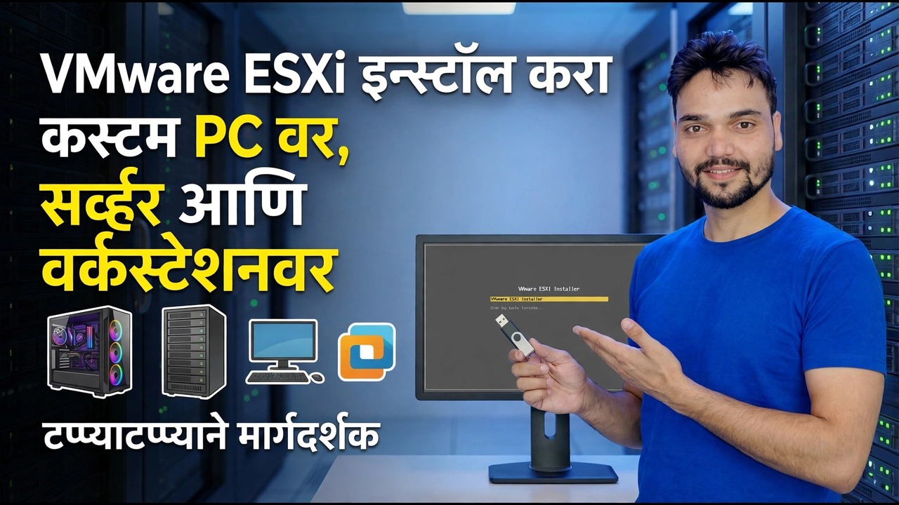 सानुकूल PC वर VMware ESXi स्थापित करा - चरण-दर-चरण मार्गदर्शक