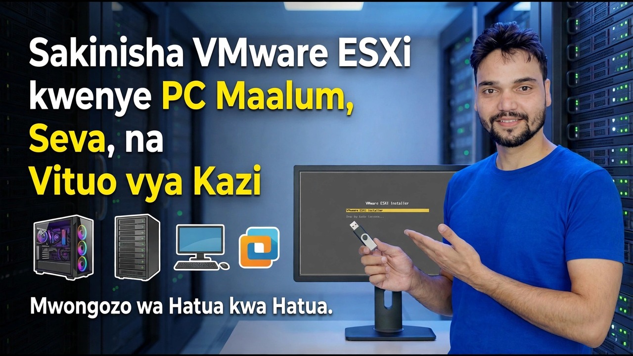 Sakinisha VMware ESXi kwenye Kompyuta Maalum - Mwongozo wa Hatua kwa Hatua