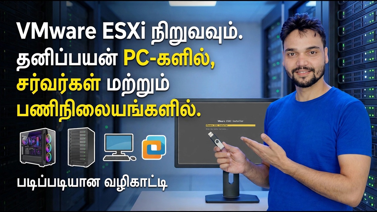 தனிப்பயன் கணினிகளில் VMware ESXi ஐ நிறுவவும் - படி-படி-படி வழிகாட்டி