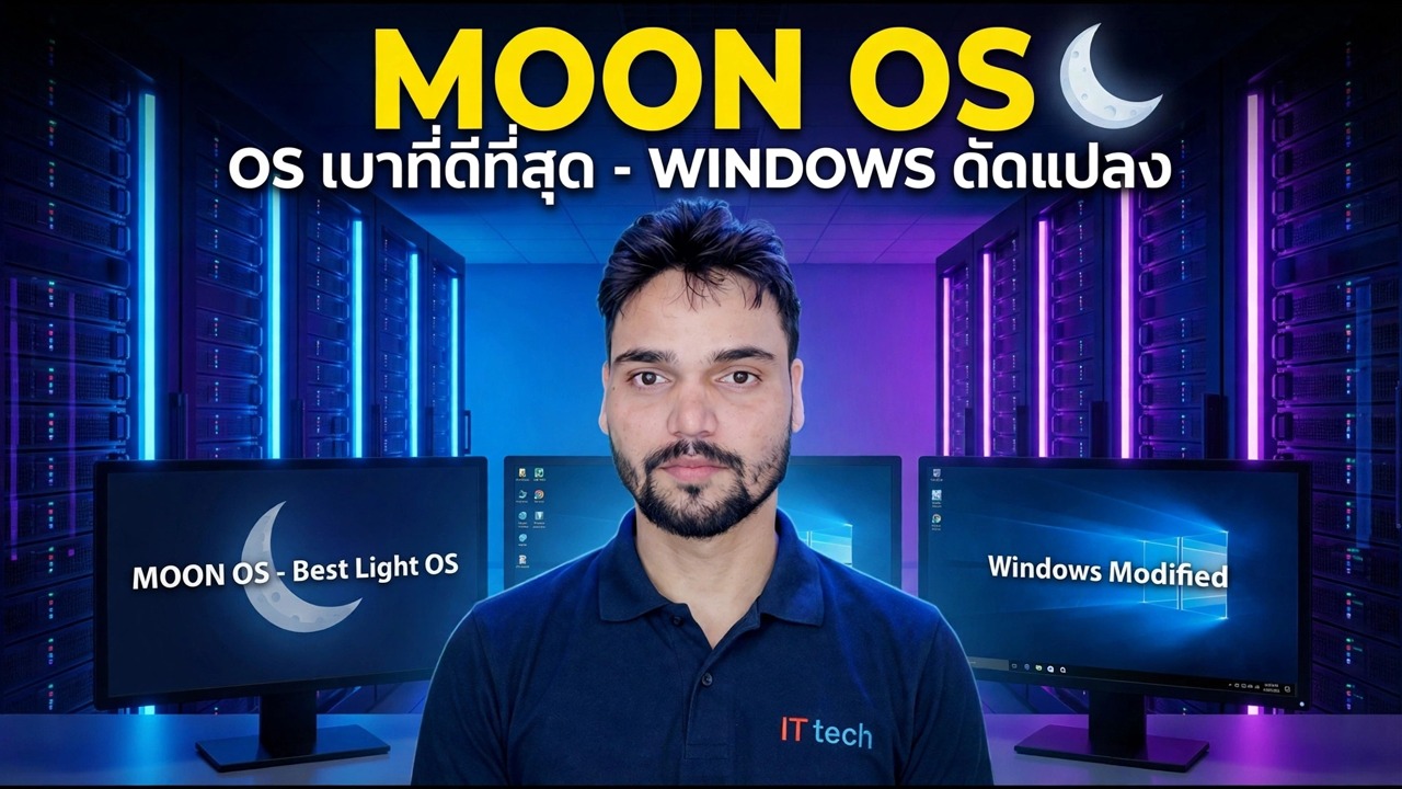 Moon OS: ทางเลือก Windows ที่มีน้ำหนักเบา