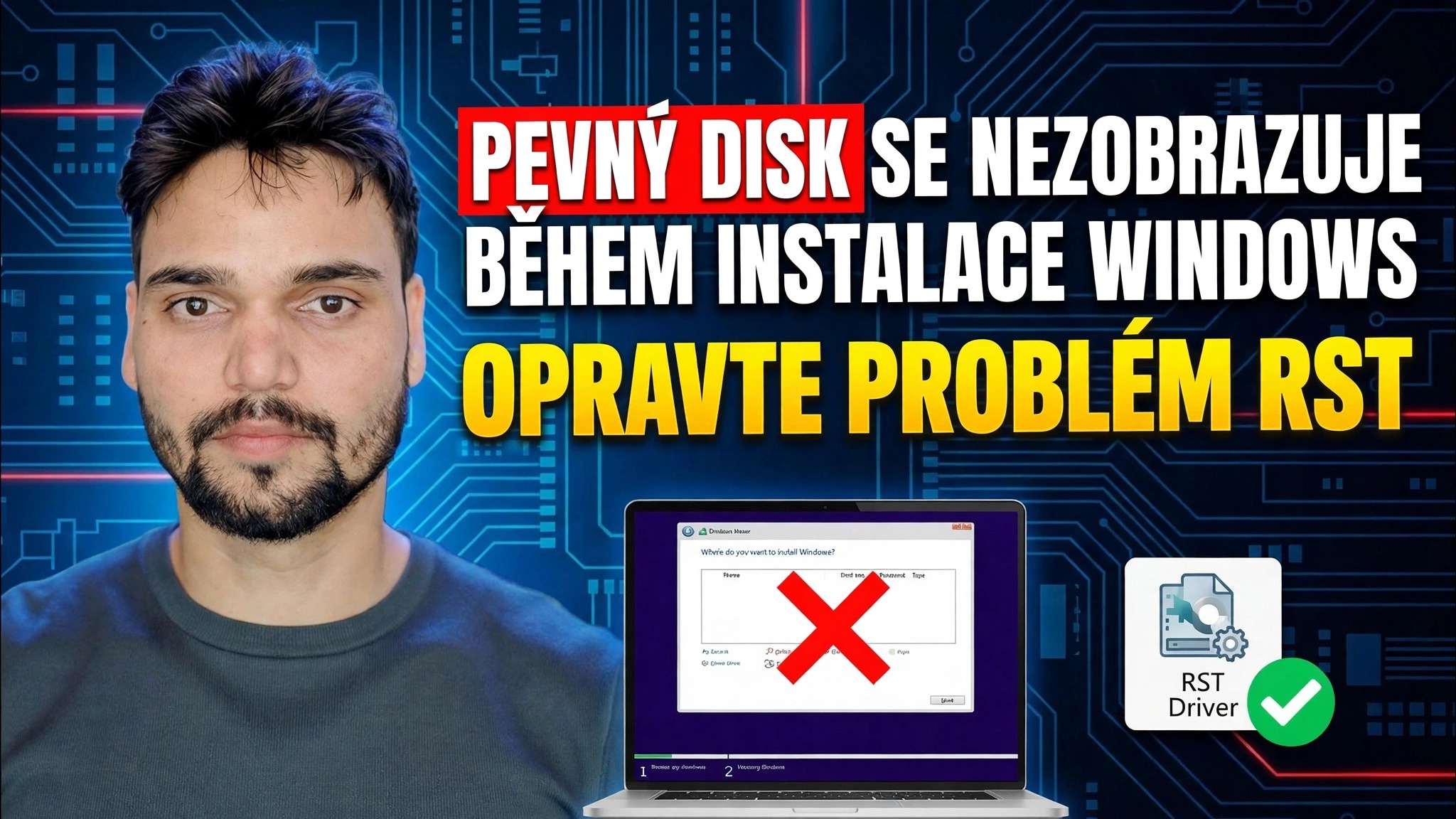 Oprava, že se pevný disk nezobrazuje během instalace systému Windows 🔥 Vypněte RST / VMD / RAID