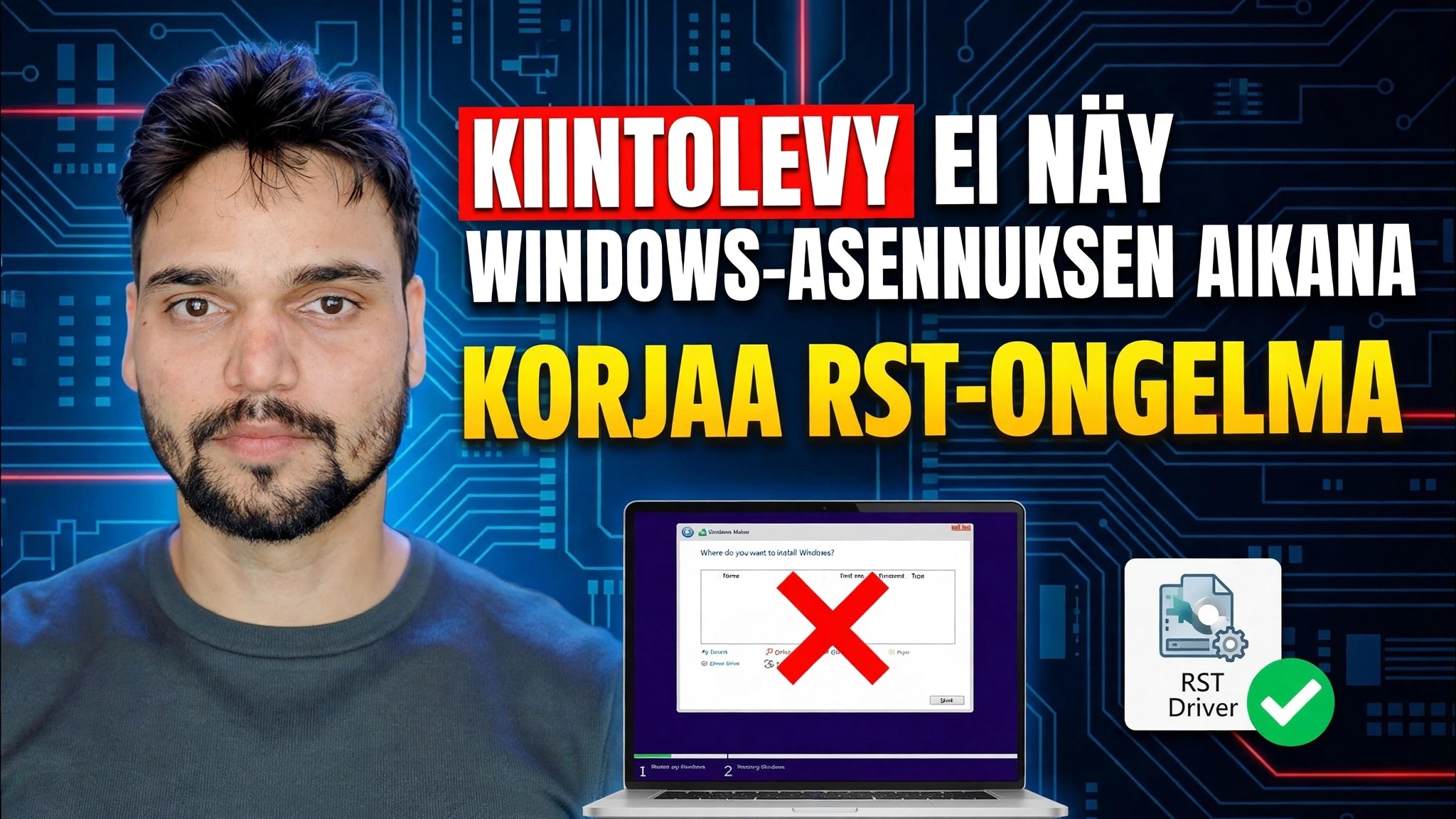 Korjaa kiintolevy, joka ei näy Windows-asennuksen aikana 🔥 Poista RST / VMD / RAID käytöstä