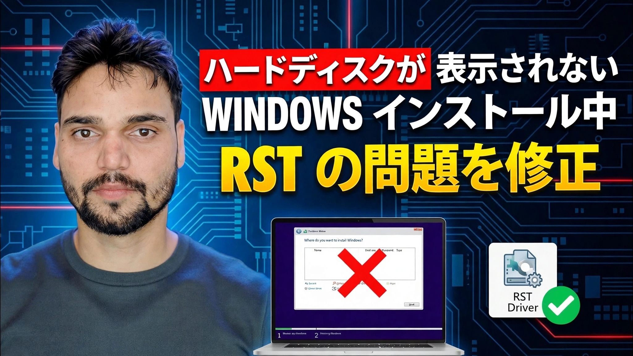 Windowsのインストール中にHDDが表示されない問題を修正 🔥 RST / VMD / RAIDを無効にする