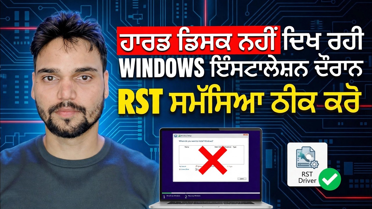 ਵਿੰਡੋਜ਼ ਇੰਸਟੌਲ ਦੇ ਦੌਰਾਨ ਦਿਖਾਈ ਨਾ ਦੇਣ ਵਾਲੇ HDD ਨੂੰ ਠੀਕ ਕਰੋ 🔥 RST / VMD / RAID ਨੂੰ ਅਯੋਗ ਕਰੋ