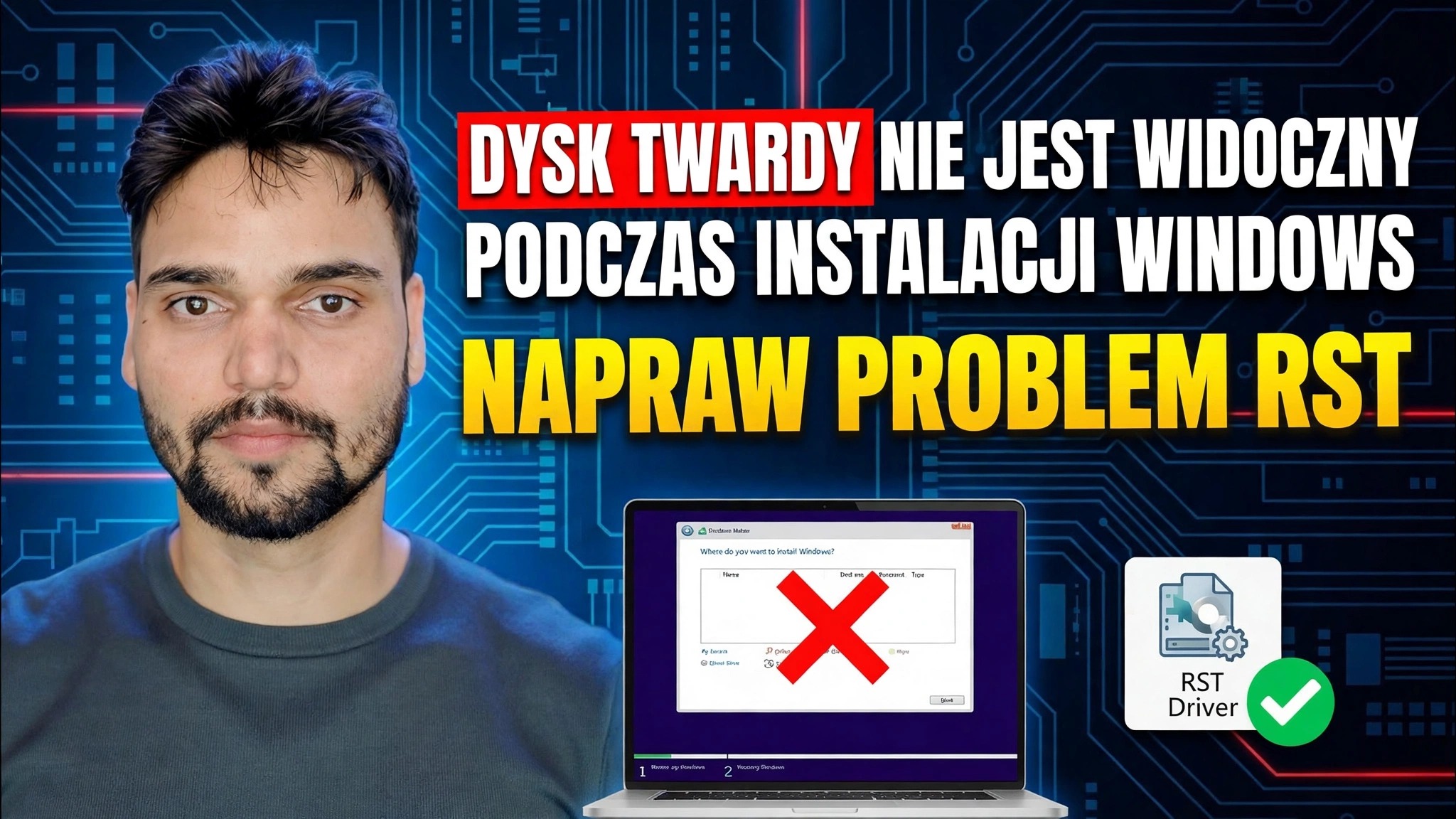 Napraw brak wyświetlania dysku twardego podczas instalacji systemu Windows 🔥 Wyłącz RST / VMD / RAID