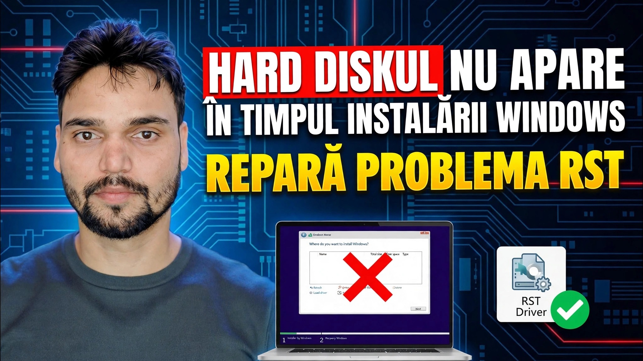 Remediați HDD-ul care nu se afișează în timpul instalării Windows 🔥 Dezactivați RST / VMD / RAID