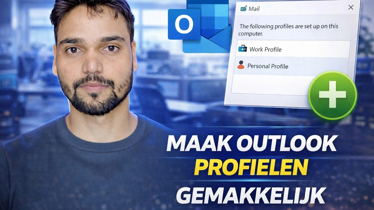 Scheid eenvoudig persoonlijke en bedrijfsgegevens in Outlook met deze eenvoudige truc