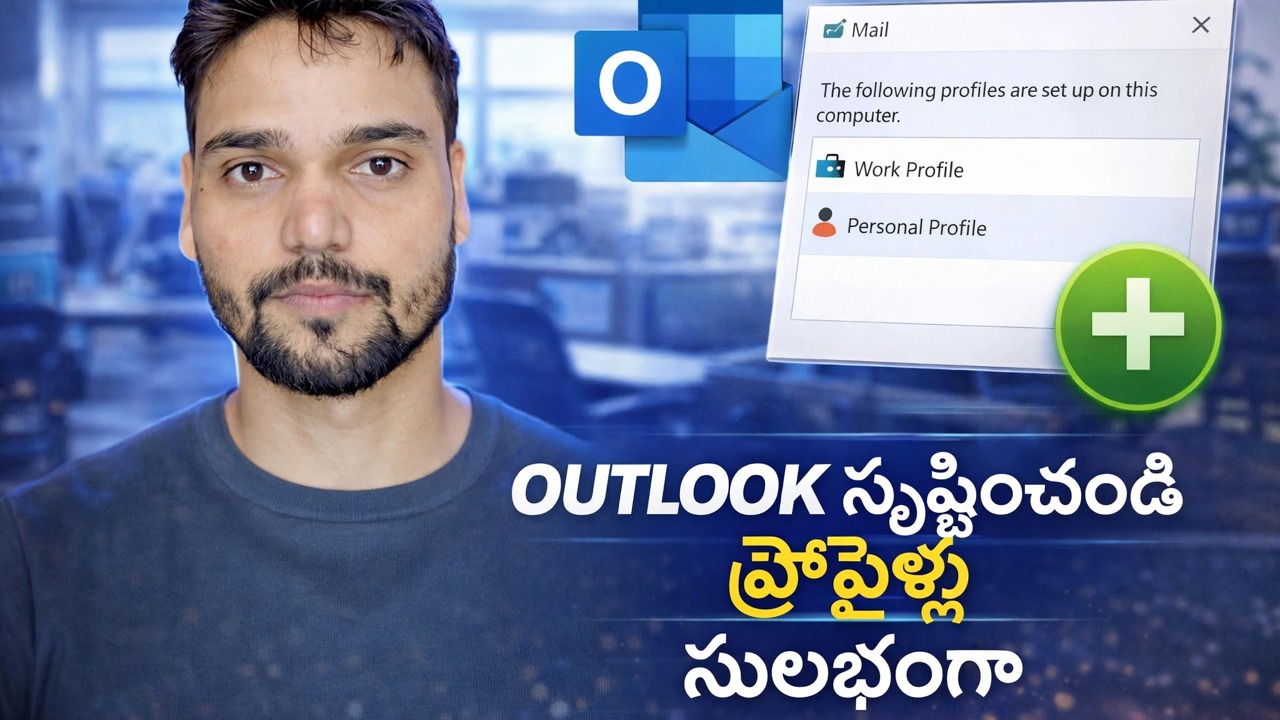 ఈ సింపుల్ ట్రిక్‌తో Outlookలో వ్యక్తిగత మరియు కార్పొరేట్ డేటాను సులభంగా వేరు చేయండి