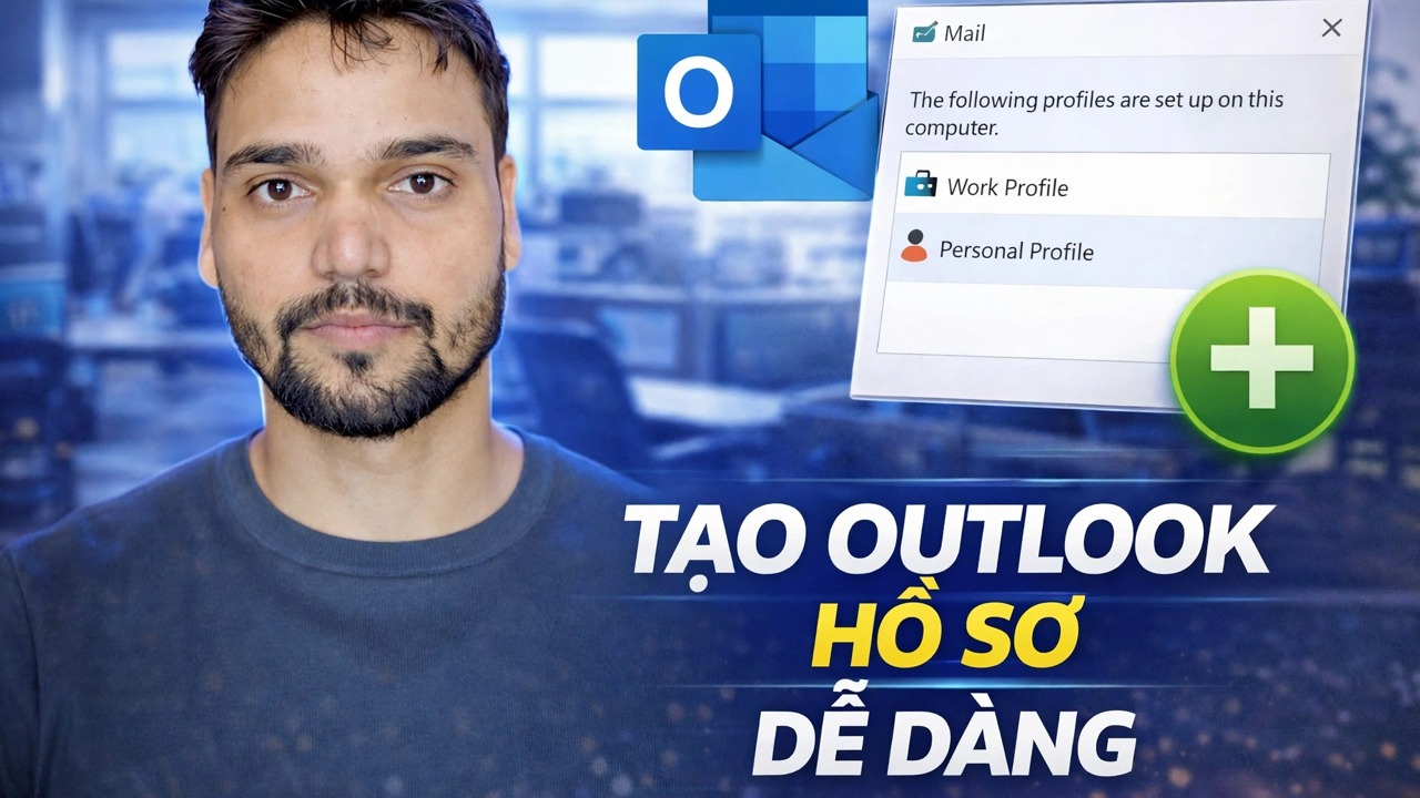 Dễ dàng phân tách dữ liệu cá nhân và doanh nghiệp trong Outlook bằng thủ thuật đơn giản này