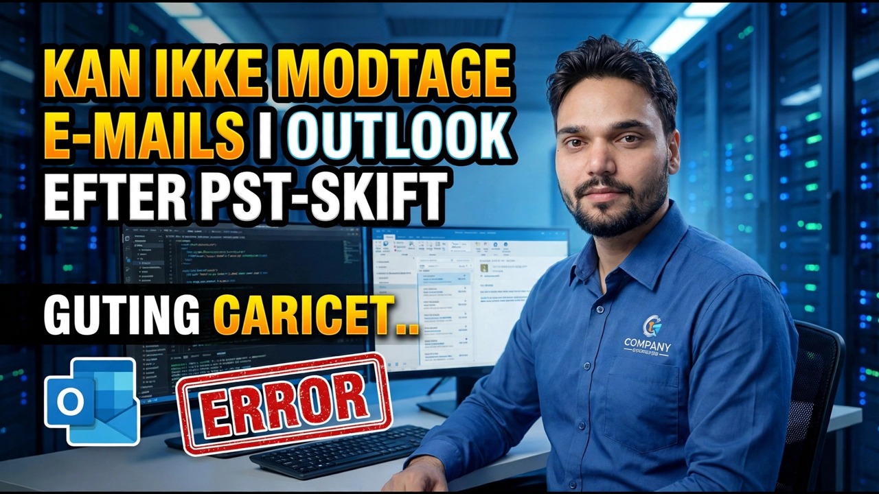 Outlook modtager ikke e-mails efter PST-ændring - rettelse
