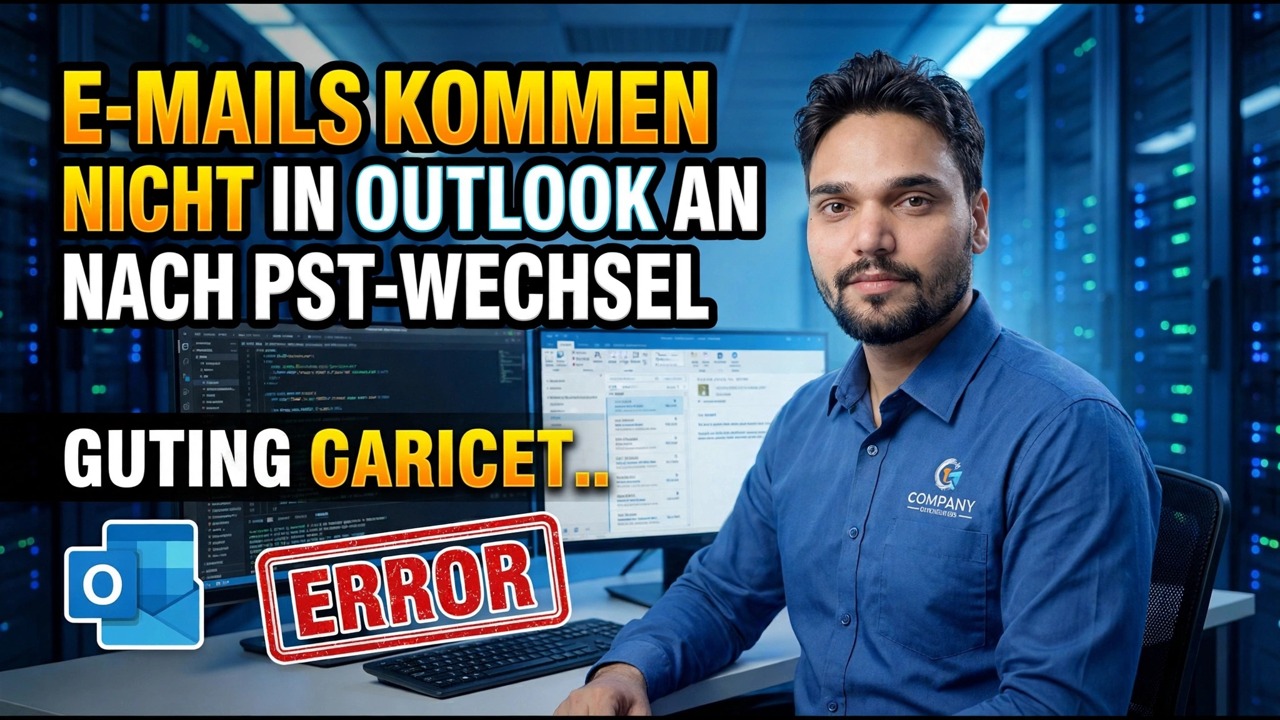 Outlook empfängt nach der PST-Änderung keine E-Mails – Fix