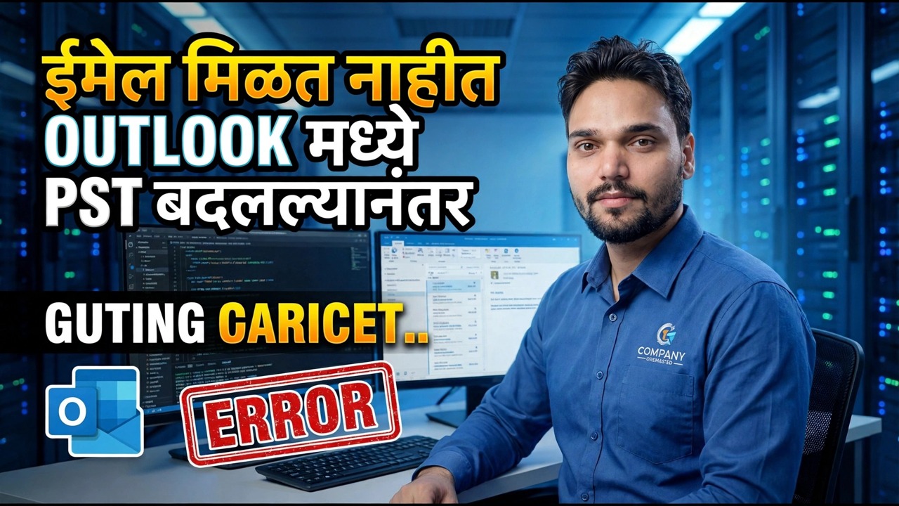 पीएसटी बदलल्यानंतर आउटलुक ईमेल प्राप्त करत नाही - निराकरण