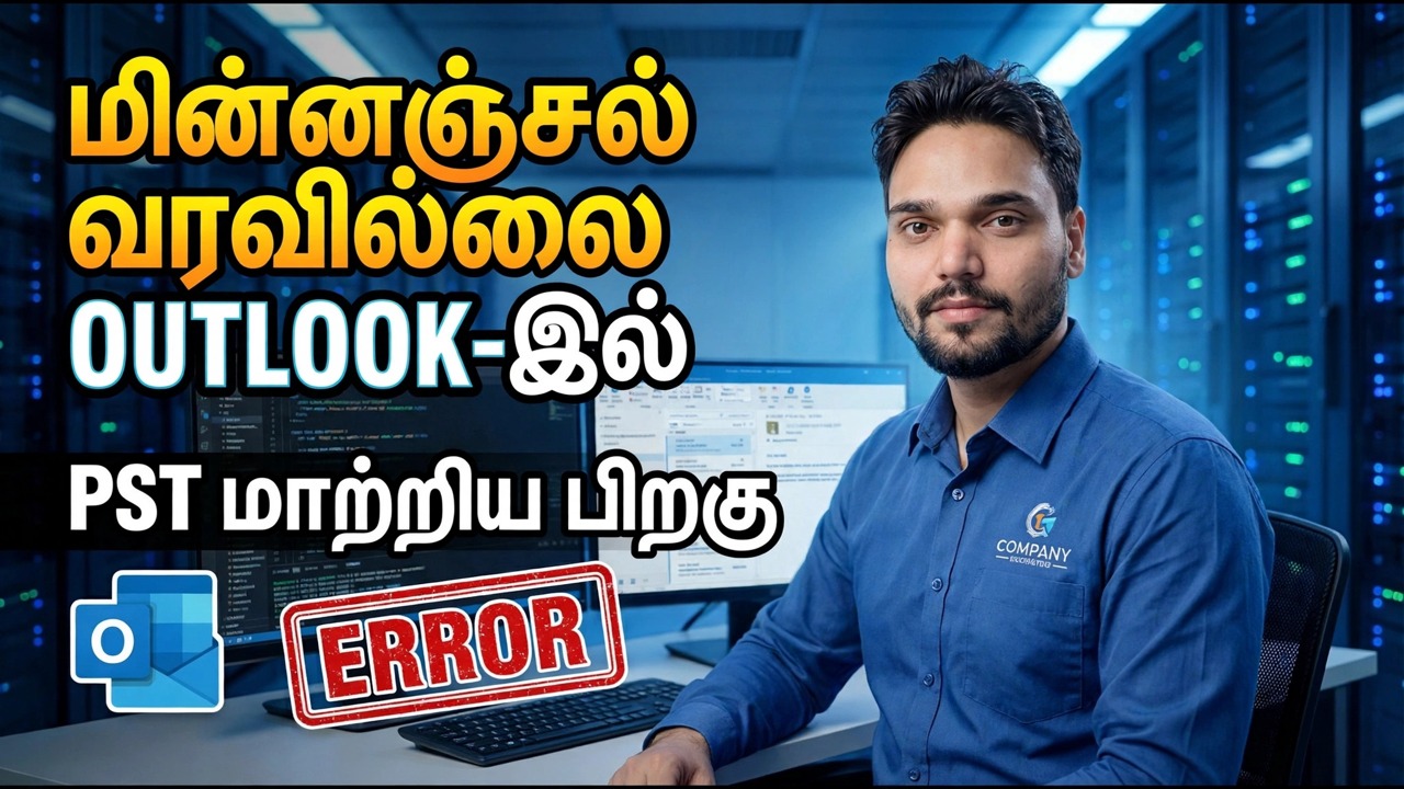 PST மாற்றத்திற்குப் பிறகு அவுட்லுக் மின்னஞ்சல்களைப் பெறவில்லை - சரி