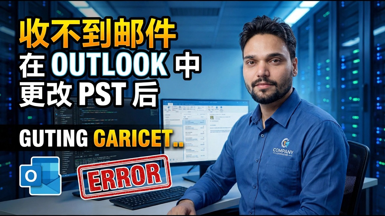 Outlook Not Receiving Emails After PST Change - Fix