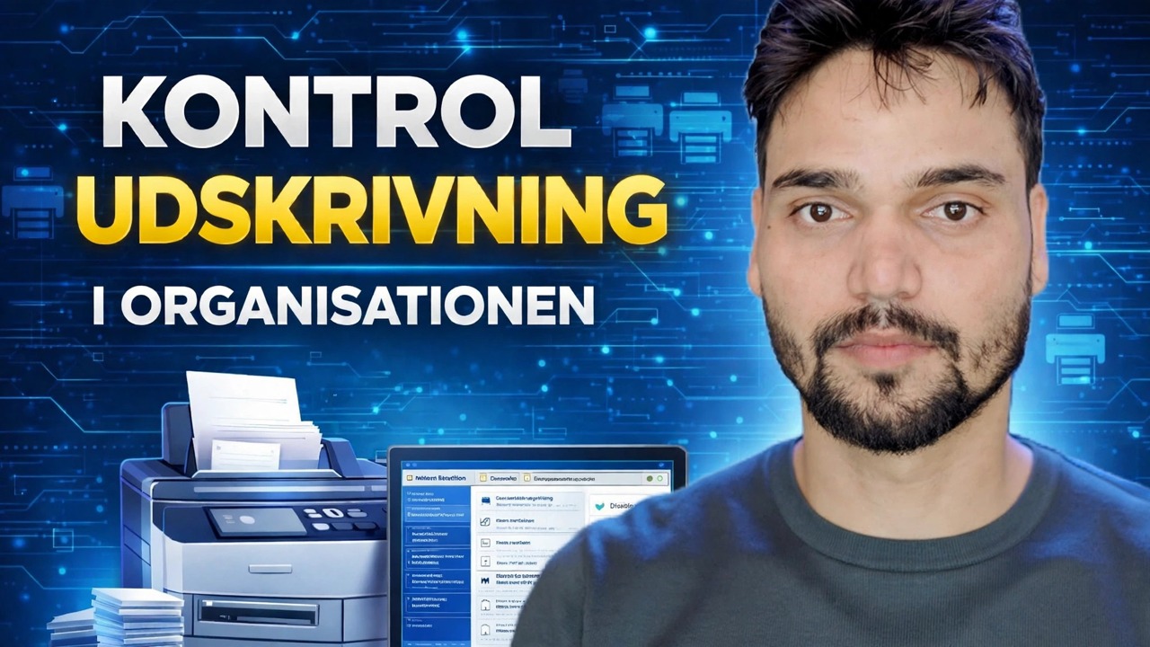Sådan kontrollerer du printerbrug ved hjælp af PaperCut ⚡