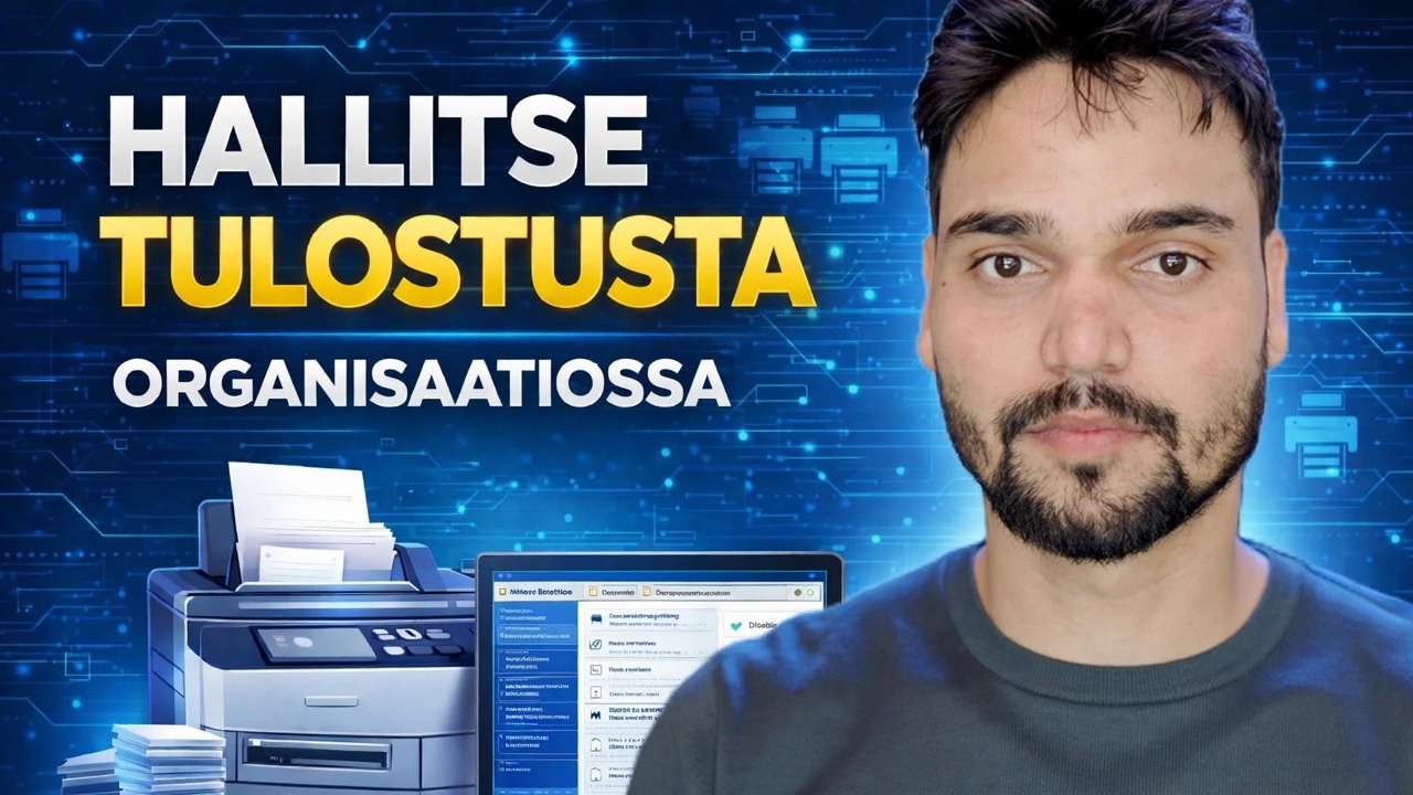 Tulostimen käytön hallitseminen PaperCutilla ⚡