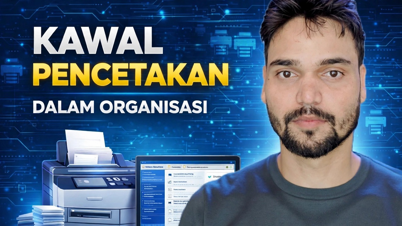 Cara Kawal Penggunaan Pencetak Menggunakan PaperCut ⚡
