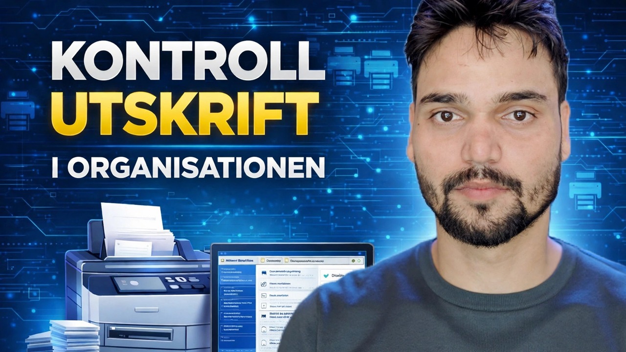 Så här kontrollerar du skrivaranvändning med PaperCut ⚡