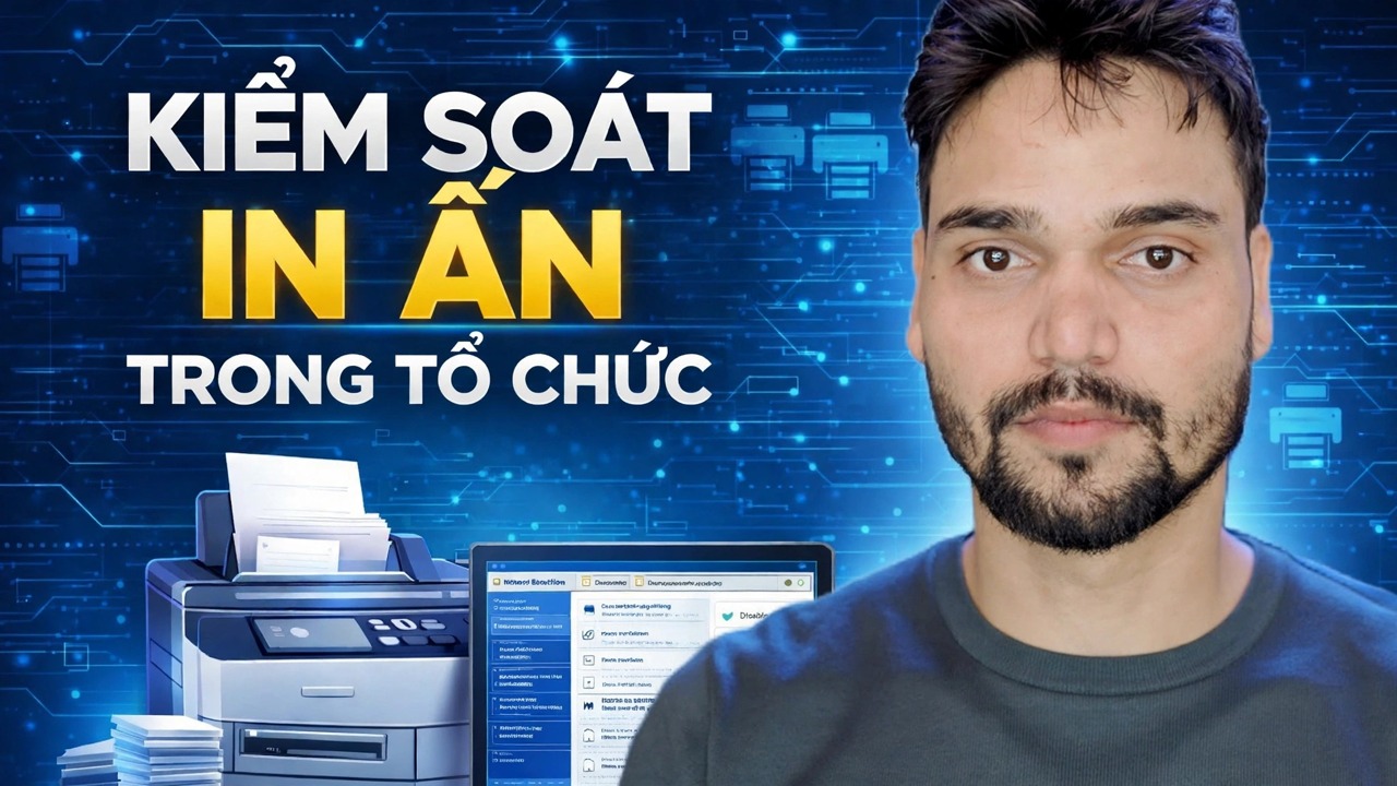 Cách kiểm soát việc sử dụng máy in bằng PaperCut ⚡