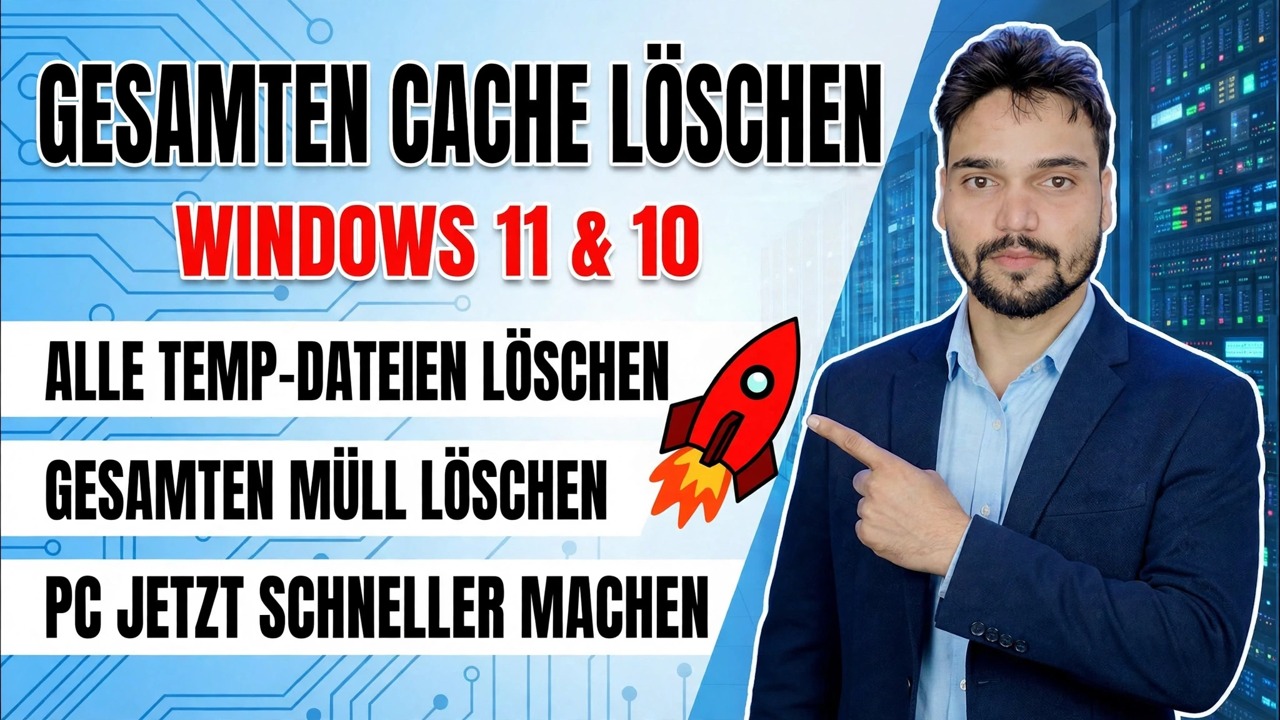 Professionelle IT-Ingenieurfähigkeiten! 🚀 Löschen Sie alle Cache-, Junk- und temporären Dateien. 😳 Beschleunigen Sie den PC