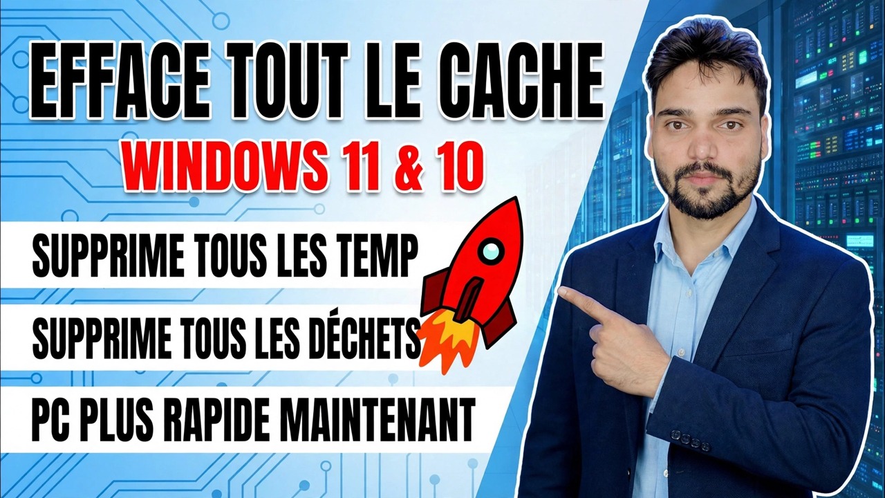 Compétence d'ingénieur informatique professionnel ! 🚀 Effacer tous les fichiers cache, indésirables et temporaires 😳 Accélérer le PC