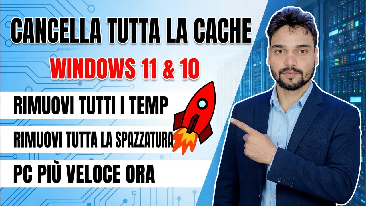 Abilità di ingegnere IT professionista! 🚀 Cancella tutta la cache, i file spazzatura e temporanei 😳 Velocizza il PC
