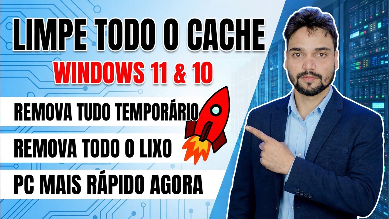 Habilidade profissional de engenheiro de TI! 🚀 Limpar todos os arquivos de cache, lixo e temporários 😳 Acelerar o PC