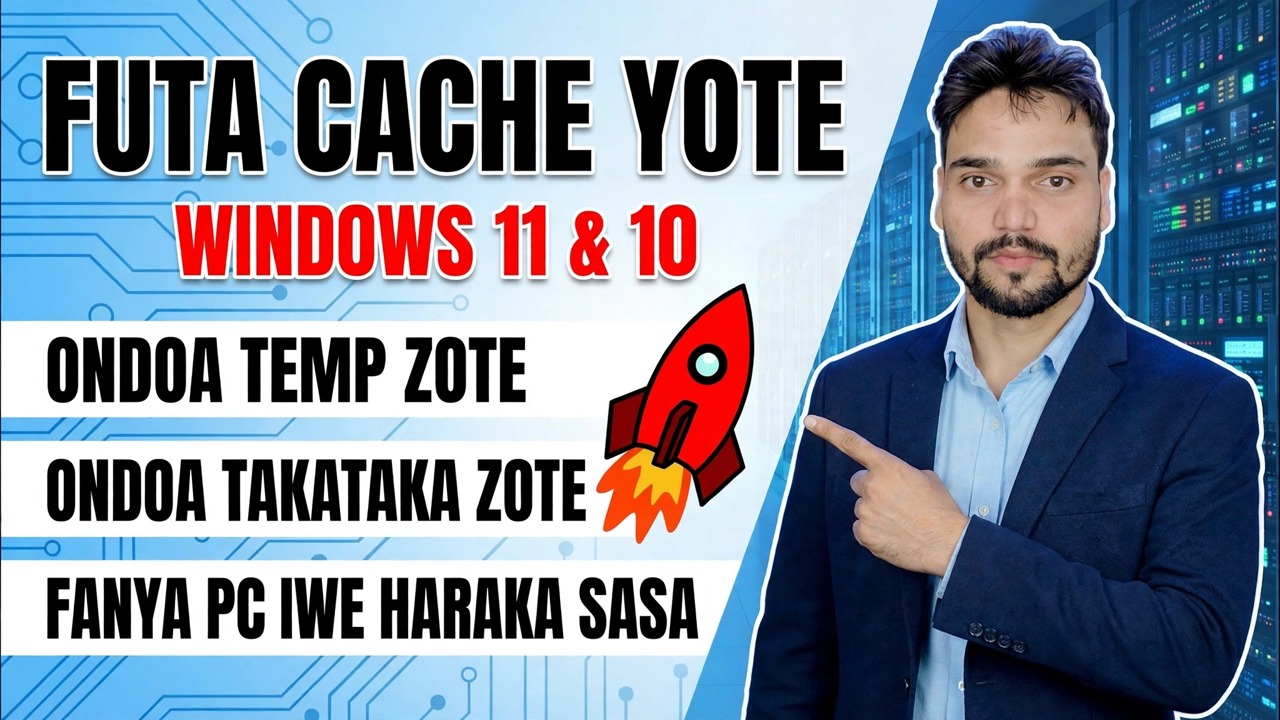 Ustadi wa Mhandisi wa Pro wa IT! 🚀 Futa Akiba Zote, Takataka na Faili za Muda 😳 Ongeza Kasi kwenye Kompyuta