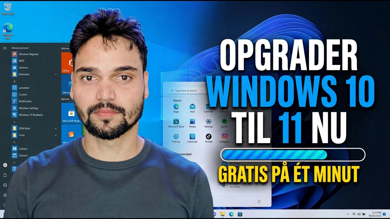 Opgrader til Windows 11 gratis