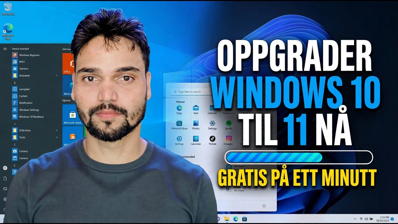Oppgrader til Windows 11 gratis