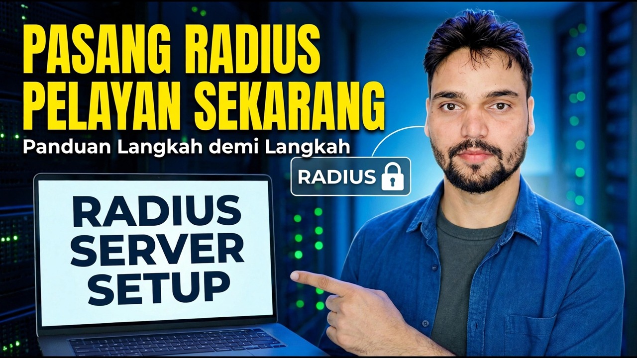 Persediaan FreeRADIUS 1 Minit pada Ubuntu