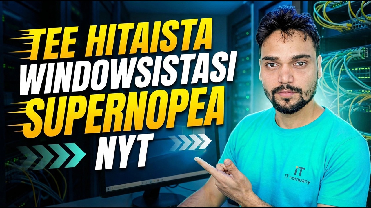 Nopeuta hidasta Windows 11:tä