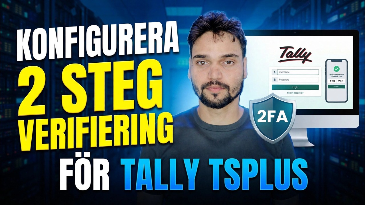 Tally ERP 2FA-installation