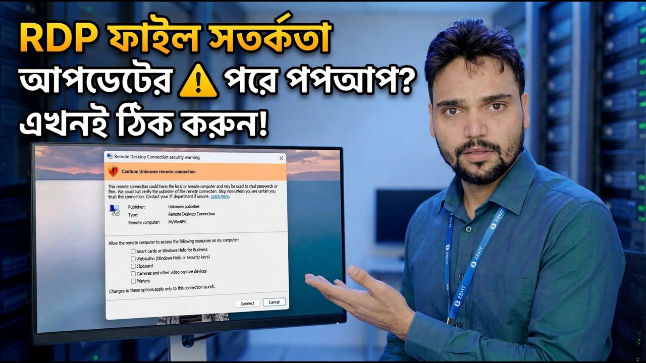 সর্বশেষ উইন্ডোজ আপডেট RDP ভেঙেছে? 😳 নতুন সতর্কতা ফিক্স!