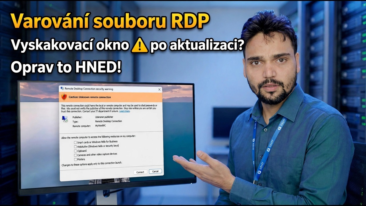 Nejnovější Windows Update přerušil RDP? 😳 Nová OPRAVA varování!