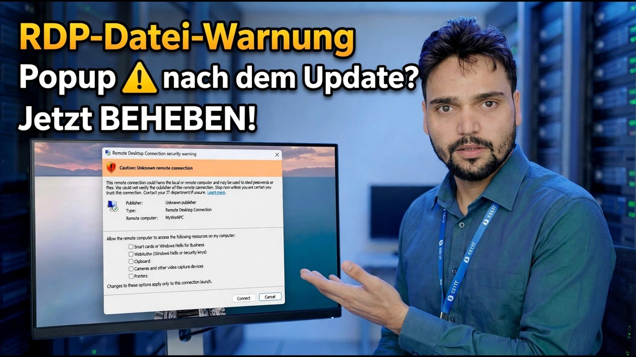 Das neueste Windows-Update hat RDP kaputt gemacht? 😳 Neuer Warnungs-FIX!