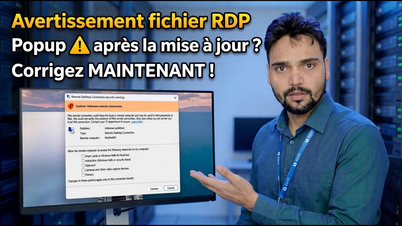 La dernière mise à jour Windows a cassé RDP ? 😳 Nouveau CORRECTIF d'avertissement !