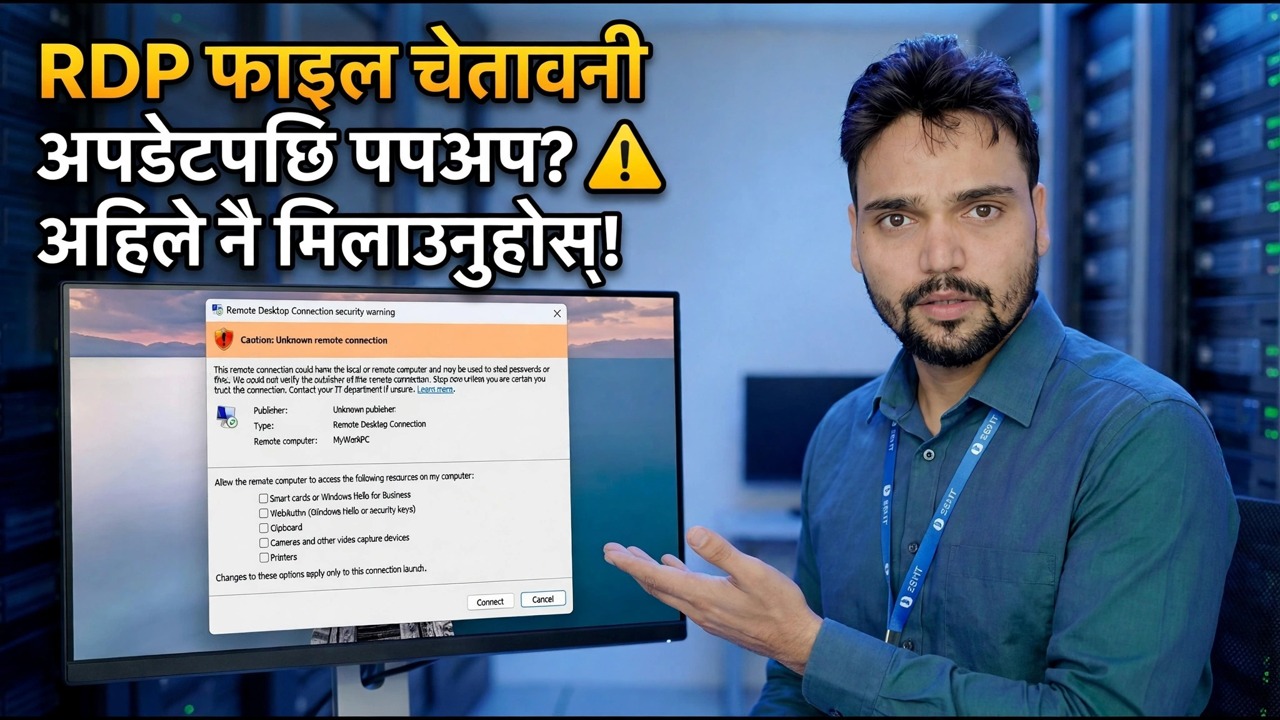 भर्खरको विन्डोज अपडेटले RDP तोड्यो? 😳 नयाँ चेतावनी फिक्स!