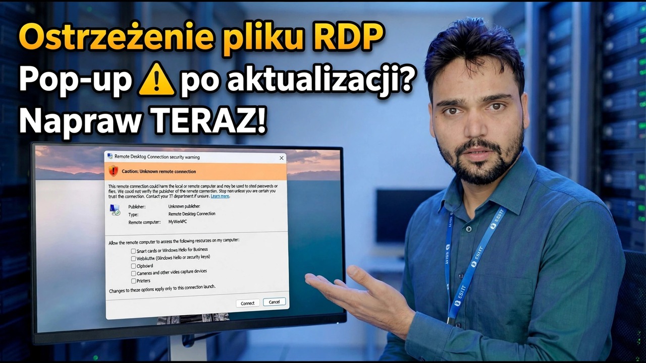 Najnowsza aktualizacja systemu Windows zepsuła RDP? 😳 Nowa POPRAWKA ostrzeżenia!